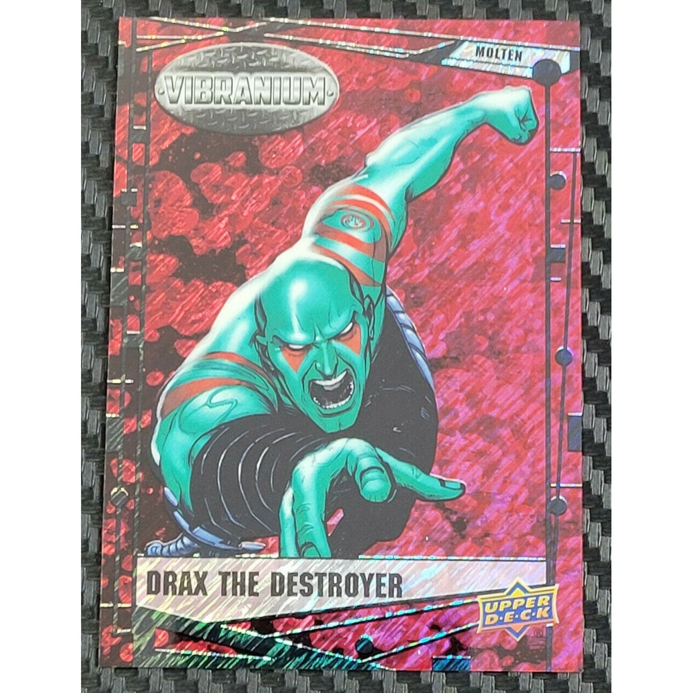 2015 MARVEL VIBRANIUM - DRAX THE DESTROYER 151/299 MOLTEN RARE RAW FRAME VARIANT